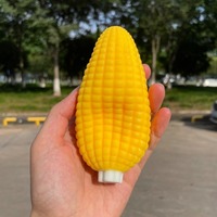 Bola Stres Jagung Renyah dan Lembut, Mainan Fidget Buatan Tangan, Bola Remas Renyah, Blok Bulat Isi ASMR, Mainan Anti Stres untuk Dewasa