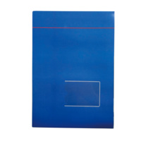 Carpeta de Archivo Transparente en Forma de L, Personalizada, de Plástico PP PVC A4, para Suministros de Oficina, con Bolsillo Trasero