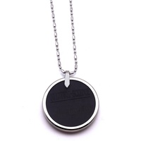 Beau et charmant pendentif en pierre de lave à énergie positive pendentifs à énergie scalaire quantique pour cadeau d'anniversaire