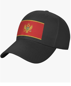 Casquette <span class=keywords><strong>de</strong></span> baseball drapeau <span class=keywords><strong>de</strong></span> la République du Monténégro Casquette à visière unique pour hommes Casquette à visière printemps Chapeau assorti - Product Image 1