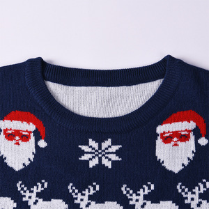 Custom Fully Knitted <strong>Christmas</strong> <strong>Jumper</strong> Women Knit Jacquard Cartoon Patterns Funny Acrylic Custom <strong>Light</strong> up <strong>Christmas</strong> Sweater - Product Image 2