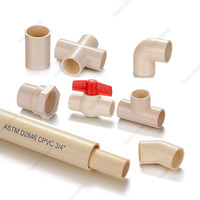 Fabricant de raccords de tuyauterie CPVC ASTM D2846, coudes, tés, manchons, conformes NSF61 sans plomb pour eau potable chaude et froide résidentielle