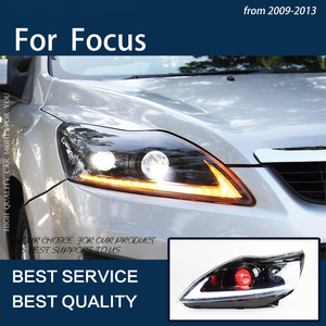 Luces de coche para Focus 2009-2013 faros LED modificación actualización Evil Eyes Design DRL Dynamic Turn Signal Lamp Assembly - Product Image 2