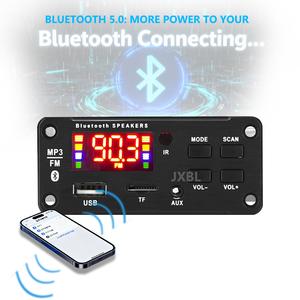 Module amplificateur 2x25W 50W pour amplificateur 5.0, DC 6-12V, affichage à distance, USB, TF, AUX, mini amplificateur audio pour voiture et maison, haut-parleur <span class=keywords><strong>DIY</strong></span> - Product Image 5