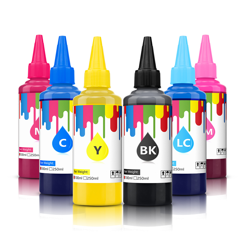 Supercolor 100ML inchiostro per trasferimento a sublimazione colorante per etichette Private per Epson tutte le stampanti Desktop kit di ricarica per inchiostro