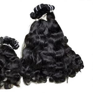 Cheveux Naturels Bruts de Chine et du Guatemala, Couleur Naturelle, Non Traités, Fournisseur, Lots de Cheveux Humains 100% pour Tissage, Longueur Étirée 22'', 95-100g - Product Image 3