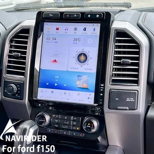 หน้าจอแนวตั้ง Navirider ขนาด 12.1 นิ้ว สำหรับรถฟอร์ด F-150 ปี 2015-2016 ระบบ Android 13 ความจุ 8+256GB พร้อม DSP มัลติมีเดีย สเตอริโอ รองรับ Carplay 4G GPS - Product Image 1