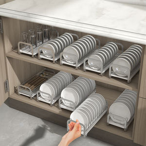 Escurridor de Platos Ecológico de Acero Inoxidable, Organizador de Almacenamiento para Gabinetes de Cocina, Soporte para Especias, Portavasos, Porta Cubiertos, Tenedores y Cucharas - Product Image 2