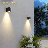 Projecteurs muraux LED solaires étanches IP65 pour extérieur, jardin, villa, enseignes murales, éclairage de devanture de magasin, garantie 8 ans