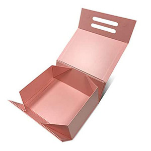 Custom Logo Luxury Cardboard Packaging Collapsible Folding Magnetic Gift Box With Ribbon for <b>Clothes</b> - Product Image 2