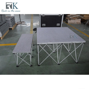 Square 4ftx4ft <b>Platform</b> <b>Stage</b> Non-rust Aluminum Spider Riser <b>Stage</b> Sale - Product Image 5