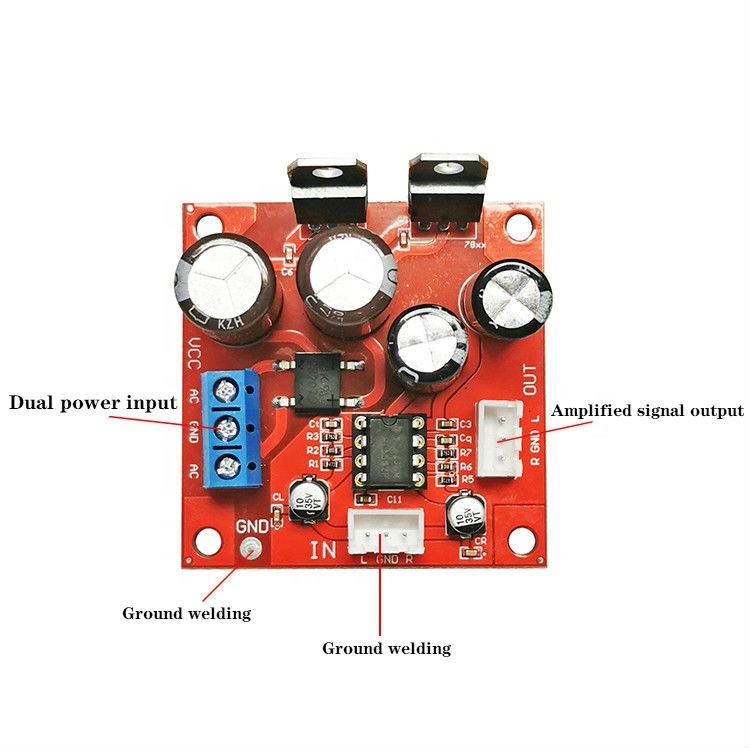 Phono Preamp NE5532 HIFI OP-AMP Amplifier Preamplifier Volume Tone EQ ...
