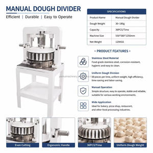 Diviseur de pâte pour boulangerie commerciale, 36 pièces, dispositif manuel de division de la pâte - Product Image 6
