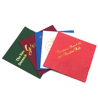 Servilletas de Papel Desechables de 3 Capas para Cócteles de Boda, Servilletas Blancas Personalizadas para Boda