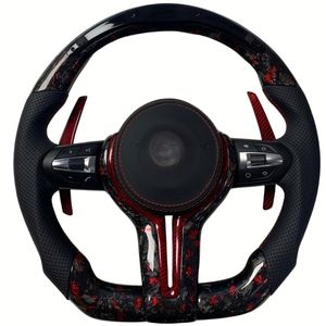Volante Deportivo de Fibra de Carbono, Cuero y ALCANTARA, para <span class=keywords><strong>MINI</strong></span> <span class=keywords><strong>Cooper</strong></span> 3 Puertas, 5 Puertas, Countryman, Clubman, Convertible, JCW, Aceman - Product Image 2