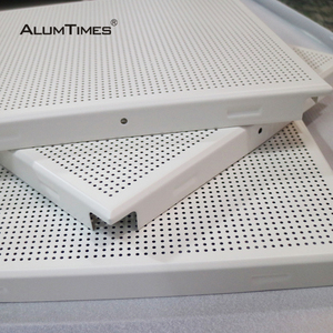 Alumtimes Aluminium-Deckenplatte 1200 * 600 Hitzebeständige Dachclip-Einlegedecke Aluminium-Abhängedecke Perforierte Deckenplatte - Product Image 6