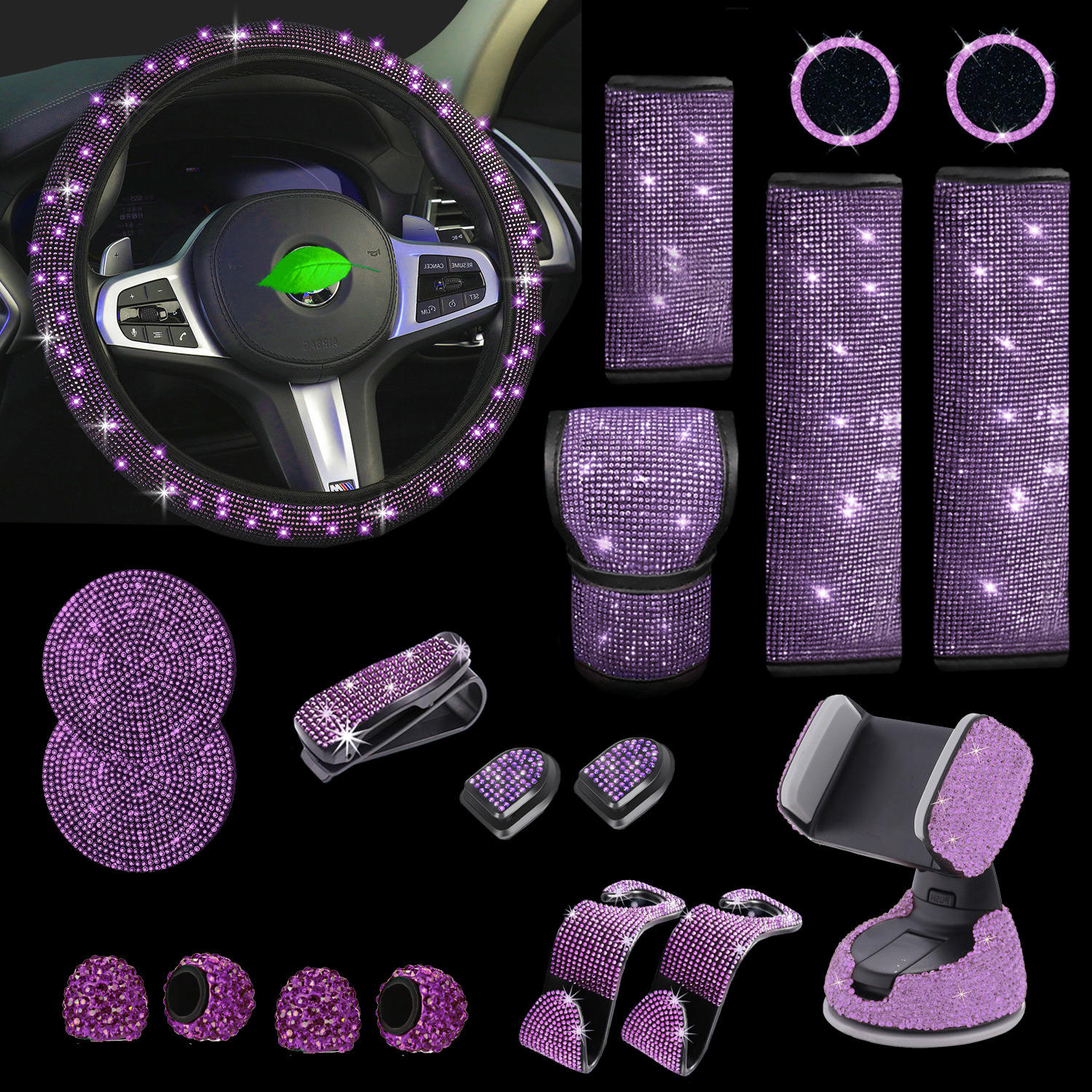 สีม่วงอ่อน - 38ซม