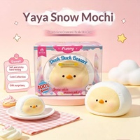 Balle anti-stress Mochi en forme de canard souple à rebond lent, jouet en boîte, vente en gros