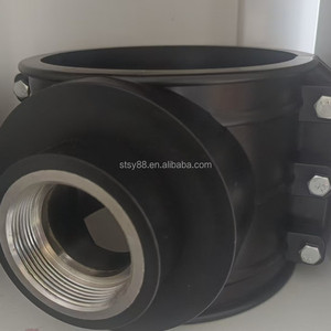 PN16 50mm-110mm Irrigation Accessories <strong>Clamp</strong> Saddle PE Saddles <strong>Clamps</strong> - Product Image 4