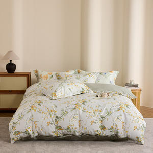 ชุดผ้าปูที่นอนลายดอกไม้ผ้าฝ้ายแท้ Meimian Kangduo 4 ชิ้น สไตล์ชนบท พิมพ์ลายดิจิทัล เป็นมิตรกับสิ่งแวดล้อม - Product Image 1