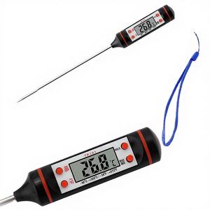 Thermomètre alimentaire numérique avec écran LCD, en acier inoxydable de qualité alimentaire, pour une cuisson et une pâtisserie précises, protection IP65 - Product Image 3