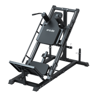 Machine de musculation 2-en-1 Snode Plate Loaded Leg Press Hack Squat avec bras en acier allié pour l'entraînement de la force des jambes, des fessiers, des cuisses et du torse