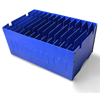 Polypropylène ondulé PP Coroplast couteau diviseurs de cartes séparation en plastique Poly grille boîte avec compartiments entretoise lame pince
