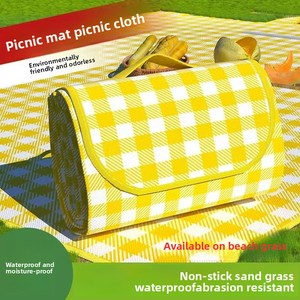 Tapis de pique-nique d'extérieur, épais, imperméable, antidérapant, pliable, portable, pour usage intérieur/extérieur, plage, camping - Product Image 2