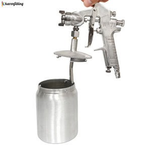 Pistola de Pulverización de Aire por Sifón, Alta Atomización, Pistola de Pintura para Reparación de Automóviles, Herramienta Neumática, Pistola de Pintura HVLP para Paredes - Product Image 4