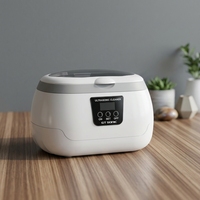 Nettoyeur à ultrasons portable pour bijoux, dents et usage domestique – Idéal pour le nettoyage de pièces dentaires et de bijoux