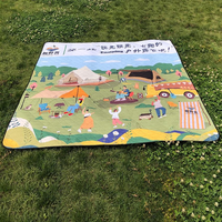 Vente en gros de couvertures de pique-nique imperméables personnalisées, extra grandes, portables, pliables, pour le camping, la randonnée, les festivals