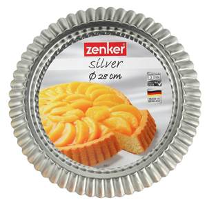 Molde para Tartas con fondo de panal Ø 28 cm Lata de metal para hornear cupcakes y pasteles para uso doméstico - Product Image 1