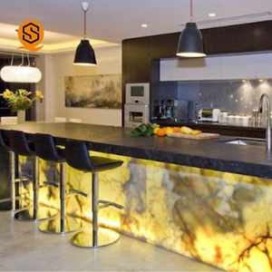 Barra de <span class=keywords><strong>Bar</strong></span> Moderna con Iluminación LED para Club Nocturno, Diseño de Barra para el Hogar - Product Image 1