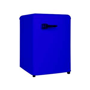 Rouge Bleu <span class=keywords><strong>Jaune</strong></span> Coloré 55L Porte Unique Mini Réfrigérateur Bière Boisson Congélateur Boîte Ménage Compact Rétro Réfrigérateur - Product Image 2