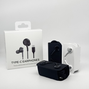 Audífonos Intrauditivos con Cable Tipo C de Alta Calidad <span class=keywords><strong>AKG</strong></span> S10, con Cable de 1.2m, Códecs AAC, Micrófono Estéreo, Manos Libres para S10 S9 <span class=keywords><strong>S8</strong></span> - Product Image 3