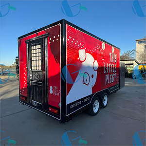 Ristorante Fast Food Truck con attrezzatura completa cucina caffè barbecue cibo chiosco Mobile Street Food rimorchio - Product Image 5