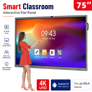 Pizarra Interactiva Digital Inteligente 4K UHD de 85, 75 y 65 Pulgadas, Pizarra Blanca IWB IFP para Aula, Último Precio - Product Image 1