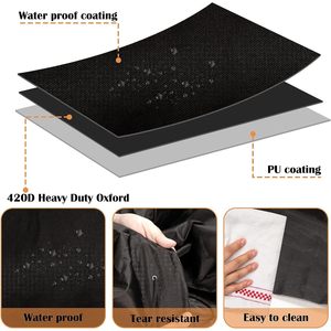 Customized Heat Pump Cover Outdoor Unit Protection Black Polyester Easy Install Pool Heater Dust Cover - Product Image 3