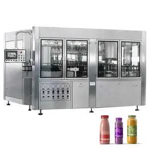 Automatic Beverage Juice Liquid Filling Packing Bottling Machine Line