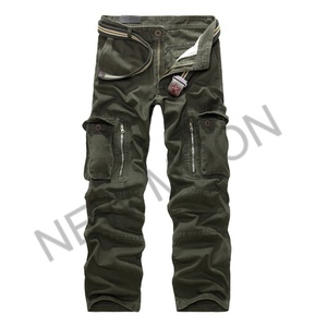 Customized Men's <b>Overalls</b> New Style Casual Pants Thick Warm Black Tactical Pants Multi-pocket Men's Pants - Product Image 1