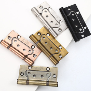 Charnière de porte en fer de 4 pouces, charnière de type meuble, charnières de bonne qualité, quincaillerie de construction, charnière pour porte en bois - Product Image 1