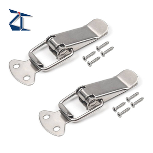 Zcpkws स्टेनलेस स्टील स्टैम्पिंग टूलबॉक्स केस मिनी टॉगल लैच स्टील क्लिप अन्य फास्टनरों - Product Image 1