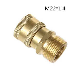 High Pressure Washer Quick Connect Adapter Connector M22 to 1/4 Male Coupling