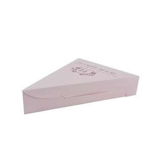 Fabbrica Oem Custom Crepes Packaging triangolo Pizza bianca singola fetta scatole per Pizza <span class=keywords><strong>30x30</strong></span> - Product Image 5