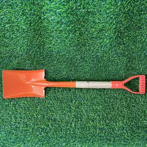 Pelle de jardin en acier allié orange avec manche en plastique en forme de D pour usage agricole Rowan - Product Image 2