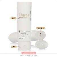 Tube ovale en plastique OEM D35 40ml-80ml pour soins de la peau, emballage en gros pour beurre corporel, lotion, nettoyant visage avec bouchon à clapet