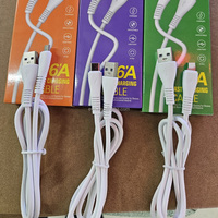 Kabel Data Transfer Data ponsel pengisi daya pabrik murah kabel Data Tipe C 1A 1,5a 2A kabel Data usb-micro untuk kabel pengisi daya Android