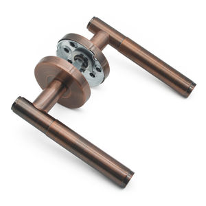 Manija de puerta de bronce rojizo estándar americano Popular manijas de puerta sólidas de bronce rojo de acero inoxidable 304 para puerta Interior - Product Image 5