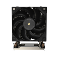 Refroidisseur d'air pour processeur COOLSERVER LGA4189 4U M97 PRO, 5 caloducs, refroidissement profond pour carte mère Intel, TDP 410W, silencieux à double roulement à billes
