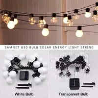 Guirlande lumineuse LED de jardin extérieur, étanche IP65, 23M G40, pour tente, Noël, mariage, fête, décoration